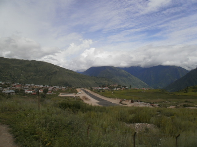 View on Simikot Airport